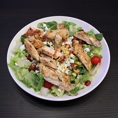 Delicious grilled chicken salad