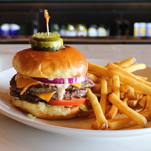 Try our classic burger