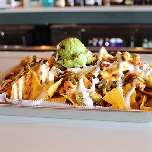 Try our loaded nachos