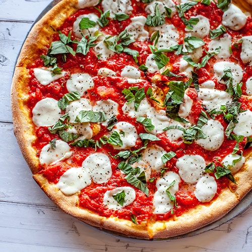 Try our Margherita Pizza